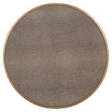 Bloomingville Set of 2 Gold End Tables with Leather Top by Richmond Interiors