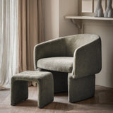 Astra Armchair Grey Fabric