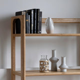 Artisan Open Display Natural Oak Wood - Maison Rêves UK