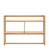 Artisan Open Display Natural Oak Wood - Maison Rêves UK