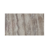 Razor Travertine Top Circular Dining Table Brushed Bronze Base Ø120