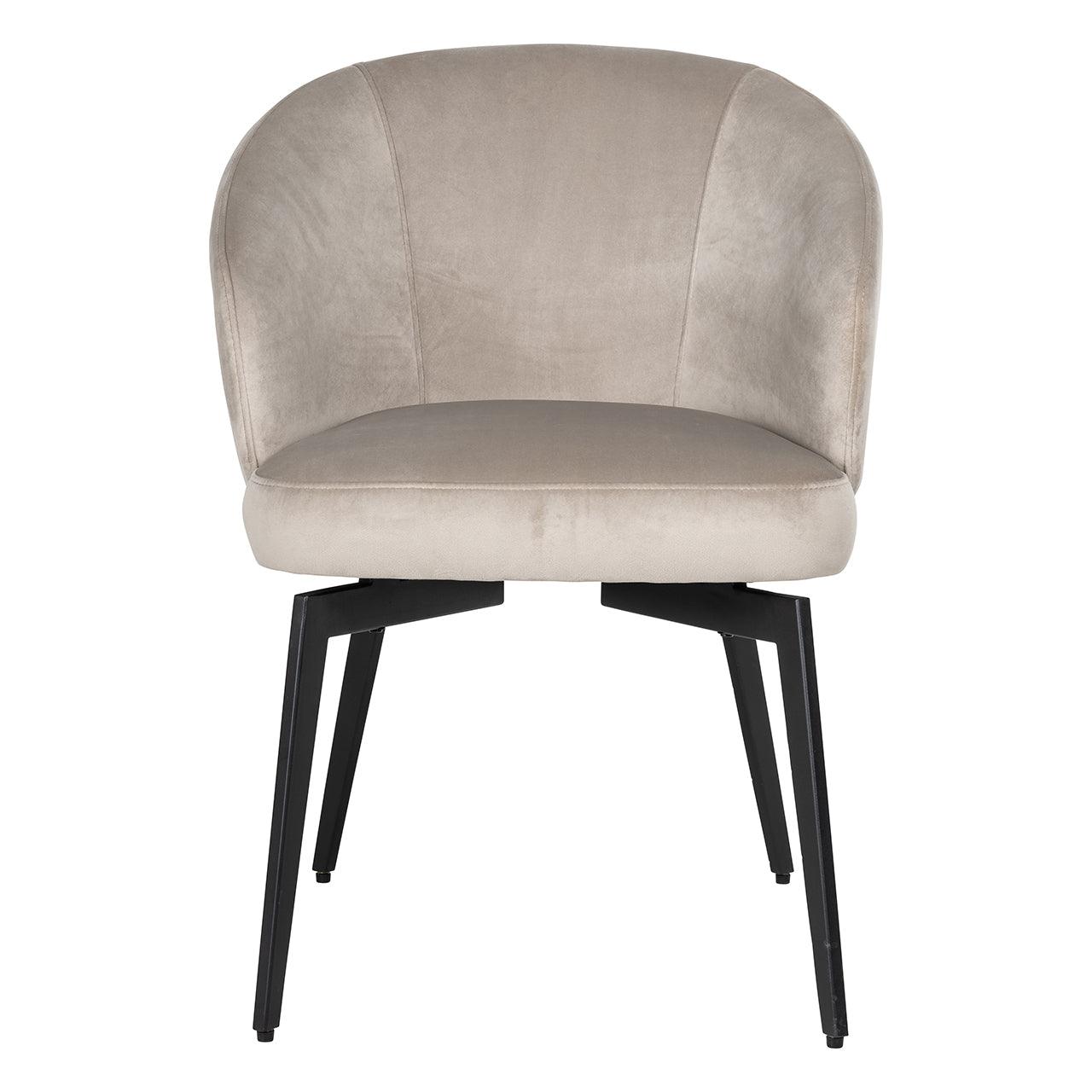 Amphara Dining Chair with Black Legs by Richmond Interiors - Maison Rêves UK
