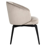 Amphara Dining Chair with Black Legs by Richmond Interiors - Maison Rêves UK