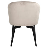 Amphara Dining Chair with Black Legs by Richmond Interiors - Maison Rêves UK