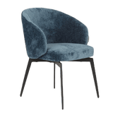 Amphara Dining Chair with Black Legs by Richmond Interiors - Maison Rêves UK