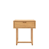 Artisan 1 Drawer Bedside Natural Oak Wood - Maison Rêves UK