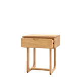 Artisan 1 Drawer Bedside Natural Oak Wood - Maison Rêves UK