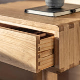 Artisan 1 Drawer Bedside Natural Oak Wood - Maison Rêves UK