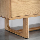 Artisan 4 Door Sideboard Natural Oak Wood - Maison Rêves UK