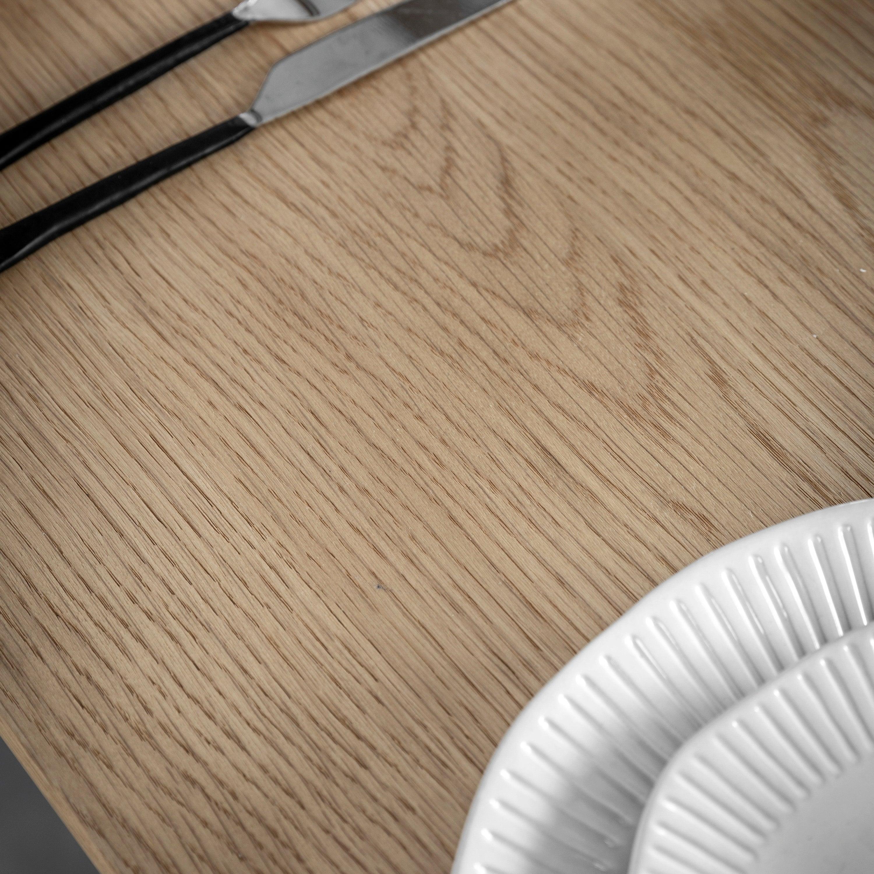 Artisan Dining Table Natural Oak Wood - Maison Rêves UK