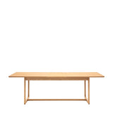 Artisan Extendable Dining Table Natural Oak Wood - Maison Rêves UK