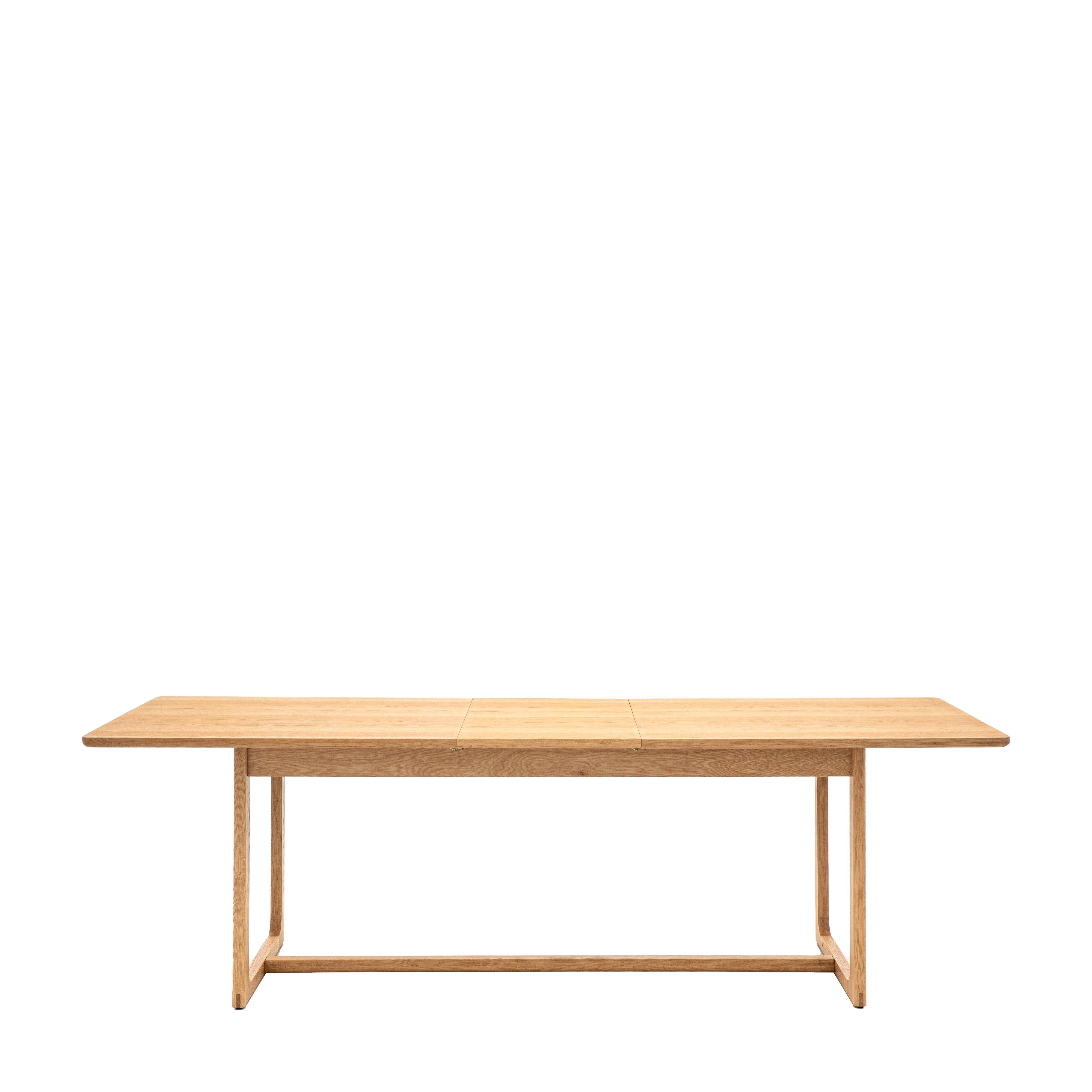 Artisan Extendable Dining Table Natural Oak Wood - Maison Rêves UK