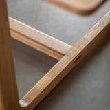 Artisan Extendable Dining Table Natural Oak Wood - Maison Rêves UK
