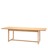 Artisan Extendable Dining Table Natural Oak Wood - Maison Rêves UK