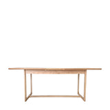 Artisan Extendable Dining Table Natural Oak Wood - Maison Rêves UK