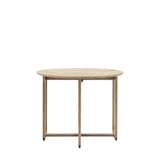 Artisan Folding Dining Table Smoked Oak Wood - Maison Rêves UK