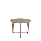 Artisan Folding Dining Table Smoked Oak Wood - Maison Rêves UK