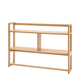 Artisan Open Display Natural Oak Wood - Maison Rêves UK