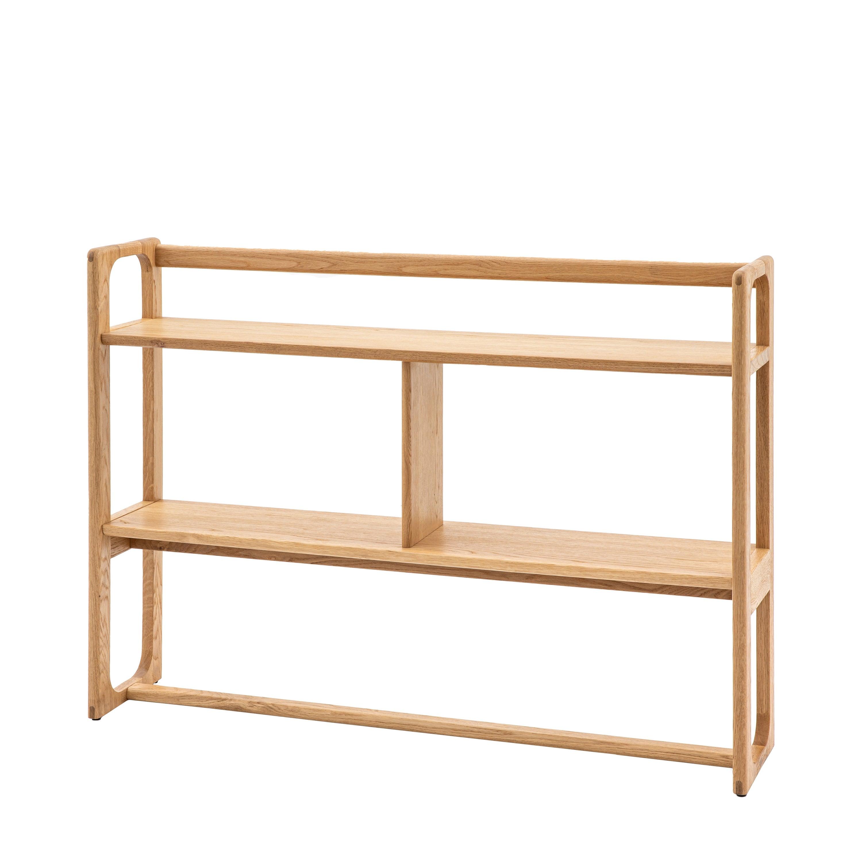 Artisan Open Display Natural Oak Wood - Maison Rêves UK