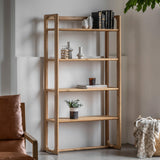 Artisan Open Display Natural Oak Wood - Maison Rêves UK