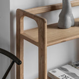 Artisan Open Display Natural Oak Wood - Maison Rêves UK