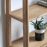 Artisan Open Display Natural Oak Wood - Maison Rêves UK