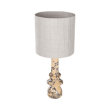 Astro Purple Breccia Marble Table Lamp with Shade - Maison Rêves UK