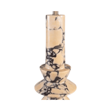 Astro Purple Breccia Marble Table Lamp with Shade - Maison Rêves UK