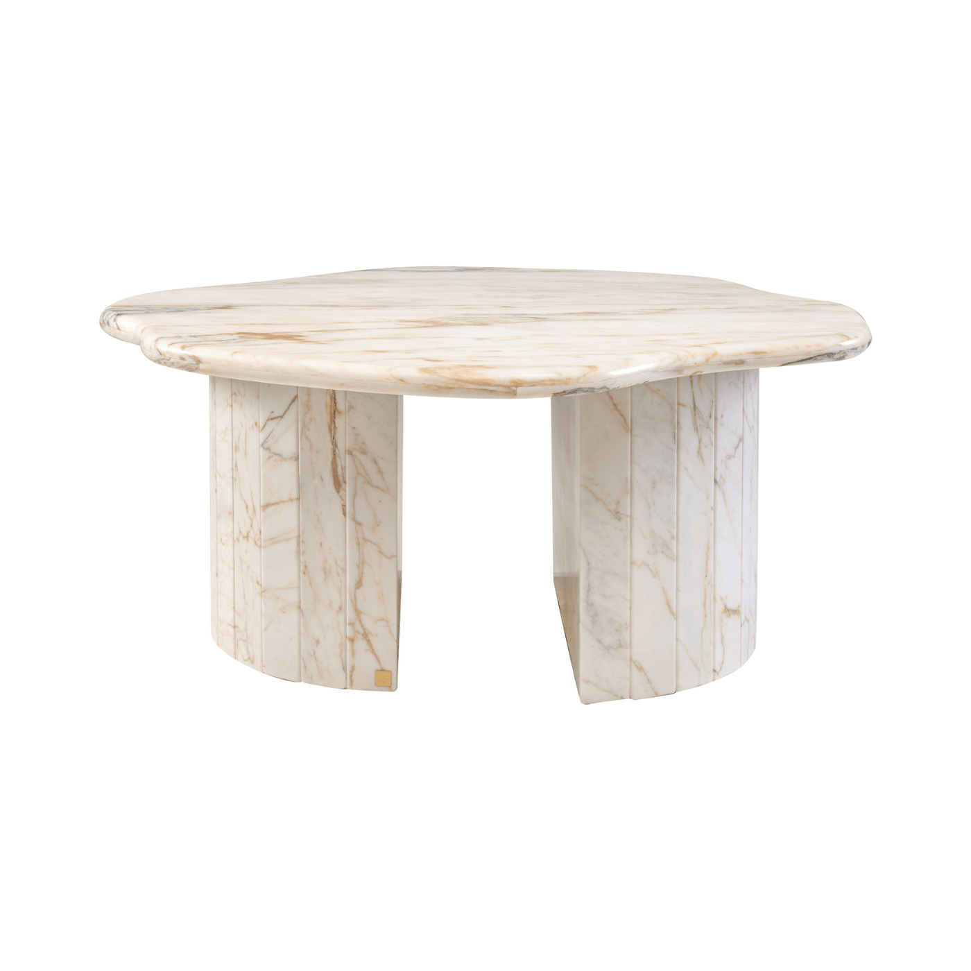 Atol Golden Calcutta Marble Coffee Table - Maison Rêves UK