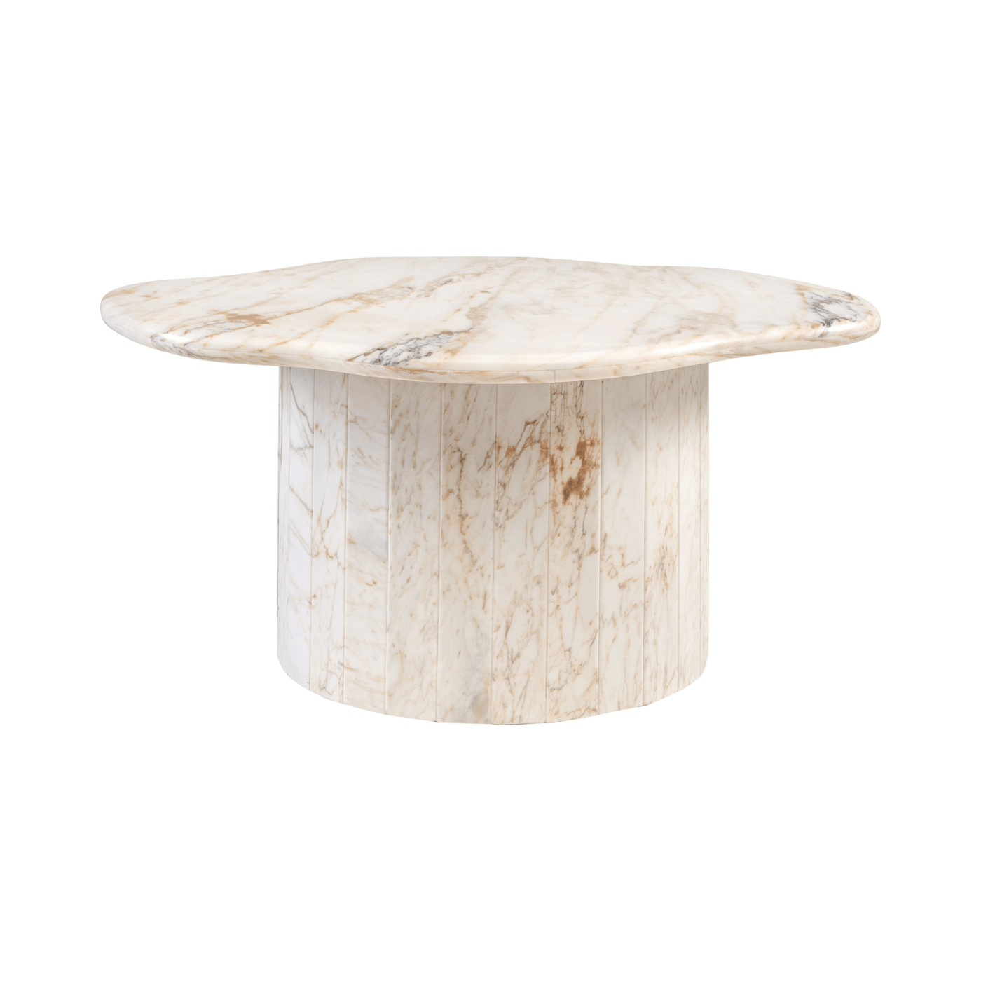 Atol Golden Calcutta Marble Coffee Table - Maison Rêves UK