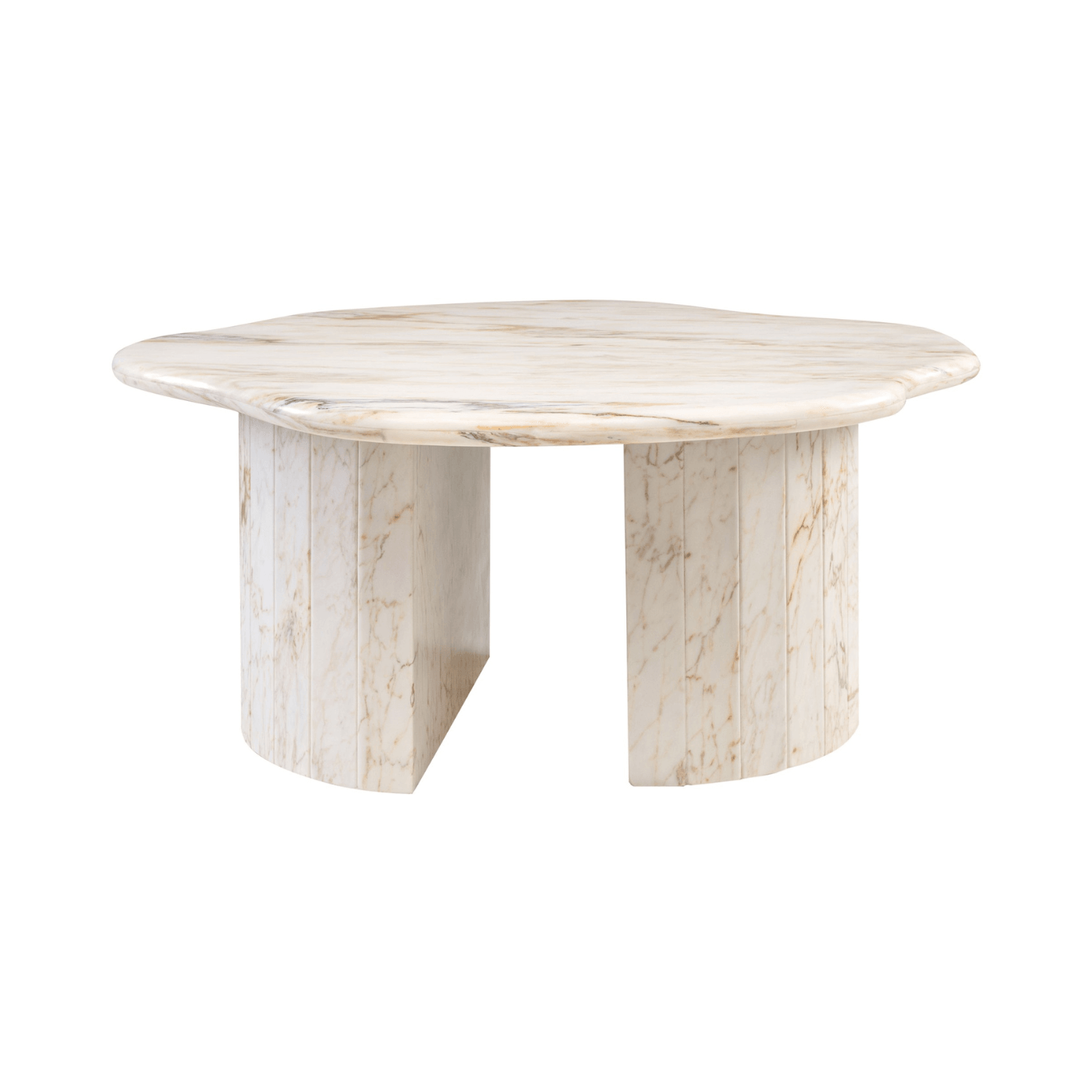 Atol Golden Calcutta Marble Coffee Table - Maison Rêves UK