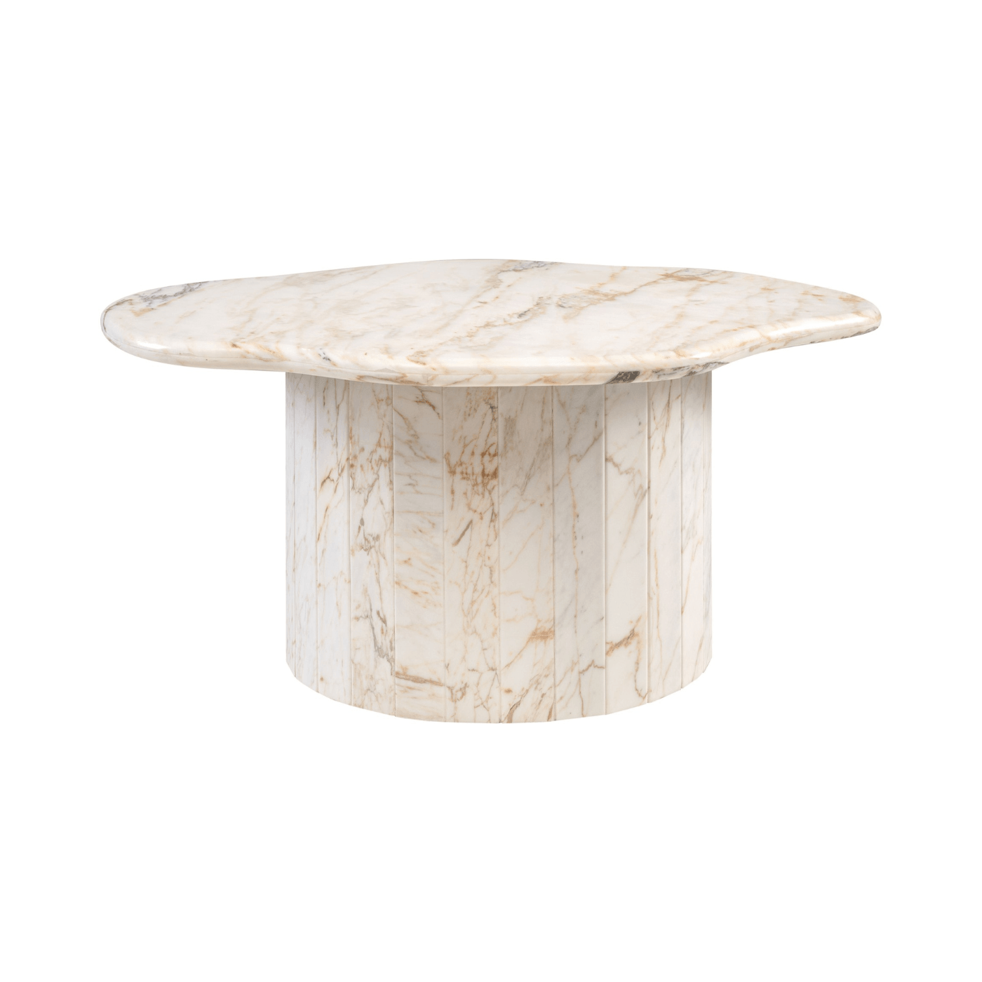 Atol Golden Calcutta Marble Coffee Table - Maison Rêves UK