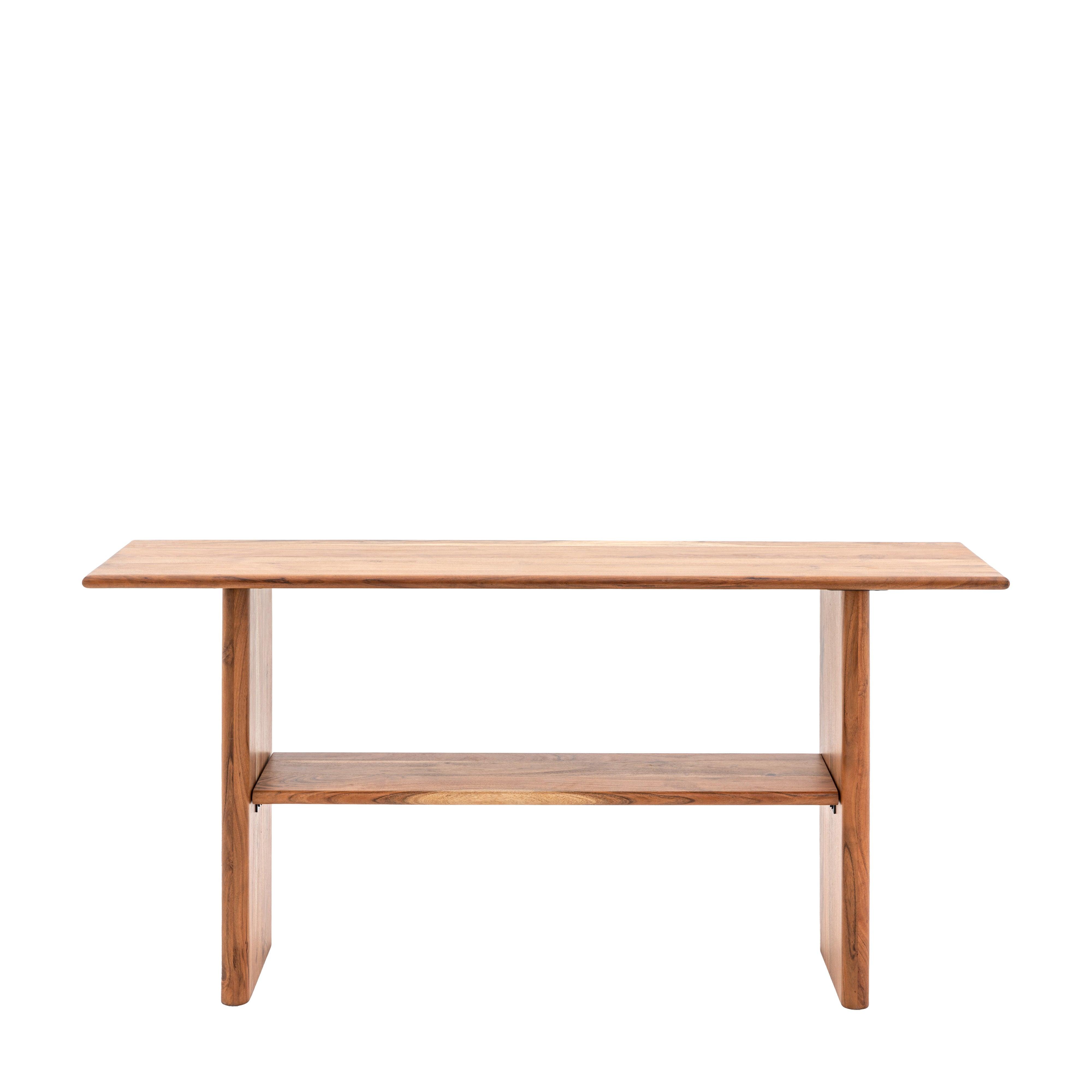 Avant Natural Acacia Wood Console Table - Maison Rêves UK