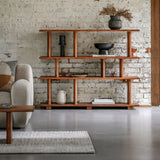Avant Natural Acacia Wood Open Display - Maison Rêves UK