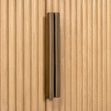 Belfort 4 Door Natural Oak Wood Sideboard by Richmond Interiors - Maison Rêves UK