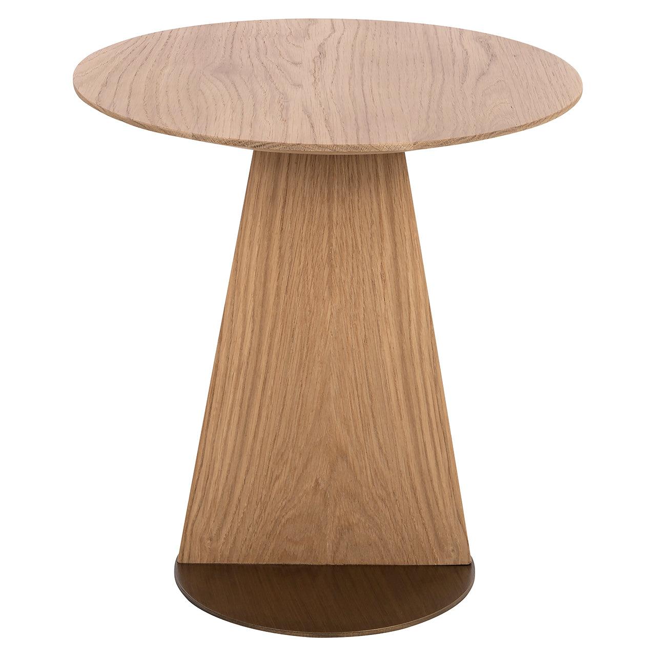 Belfort Natural Oak Wood Side Table by Richmond Interiors - Maison Rêves UK