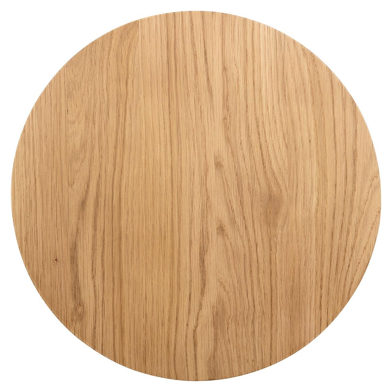 Belfort Natural Oak Wood Side Table by Richmond Interiors - Maison Rêves UK
