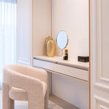 Belle Cream Fabric Dining Chair by Richmond Interiors - Maison Rêves UK