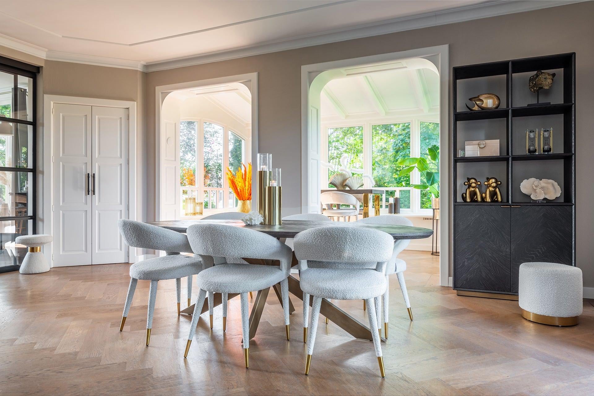 Blackbone Black Rustic Oak Wood Bookcase with 2 Doors by Richmond Interiors - Maison Rêves UK