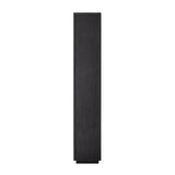 Blackbone Black Rustic Oak Wood Bookcase with 2 Doors by Richmond Interiors - Maison Rêves UK