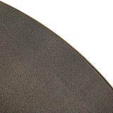Bloomingville Circular Shagreen Dining Table with Black Oak Wood Base by Richmond Interiors - Maison Rêves UK