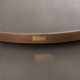 Bloomingville Set of 2 Gold Coffee Tables with Leather Top by Richmond Interiors - Maison Rêves UK