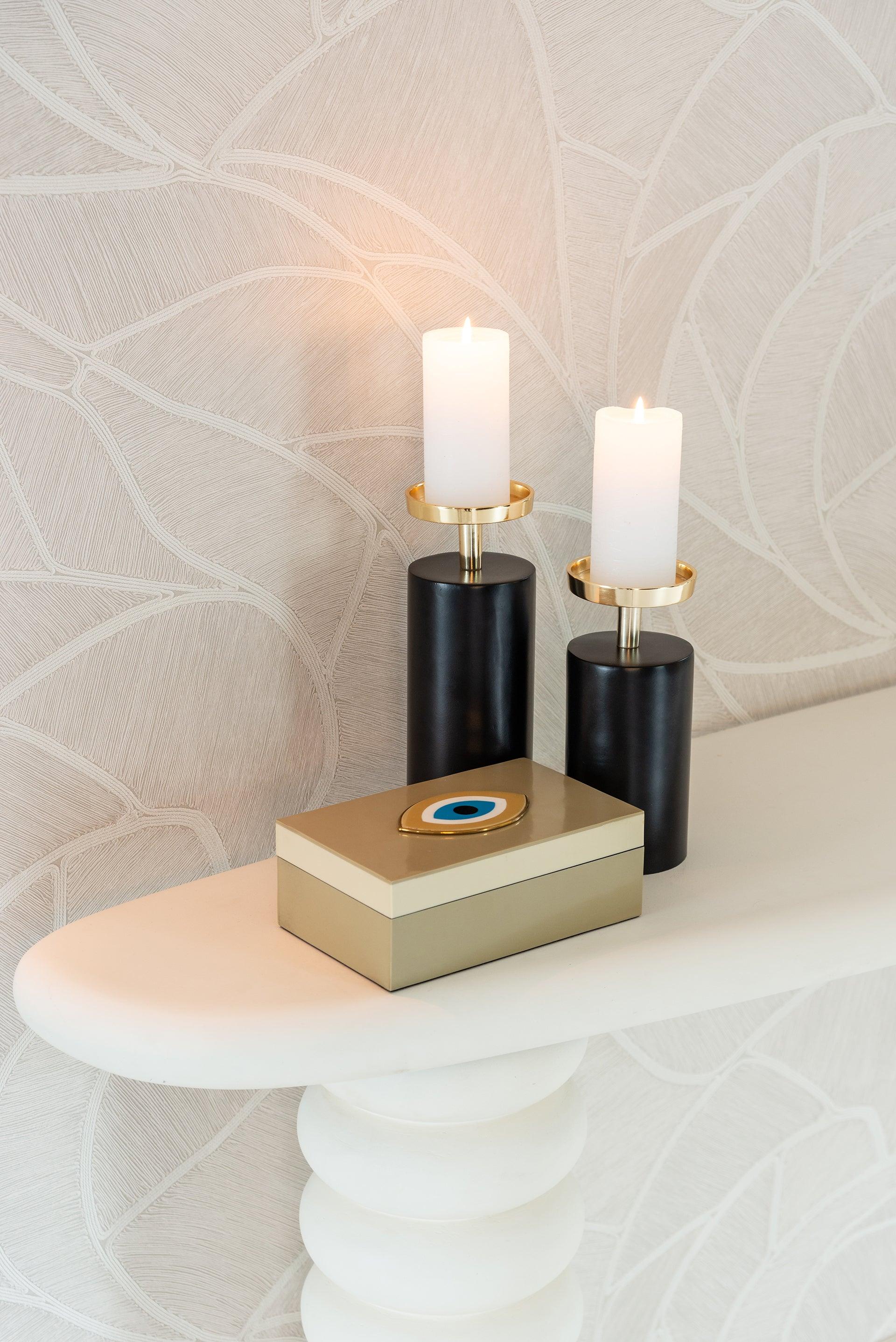 Bloomstone Light Eco Plaster Console Table by Richmond Interiors - Maison Rêves UK