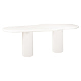 Bloomstone Light Eco Plaster Dining Table with Solid Base by Richmond Interiors - Maison Rêves UK