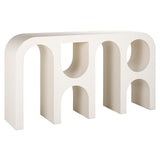 Bloomstone Light Eco Plaster Modern Console Table by Richmond Interiors - Maison Rêves UK