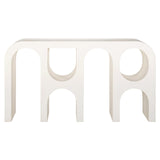 Bloomstone Light Eco Plaster Modern Console Table by Richmond Interiors - Maison Rêves UK