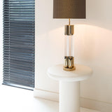 Bloomstone Light Eco Plaster Small Side Table by Richmond Interiors - Maison Rêves UK