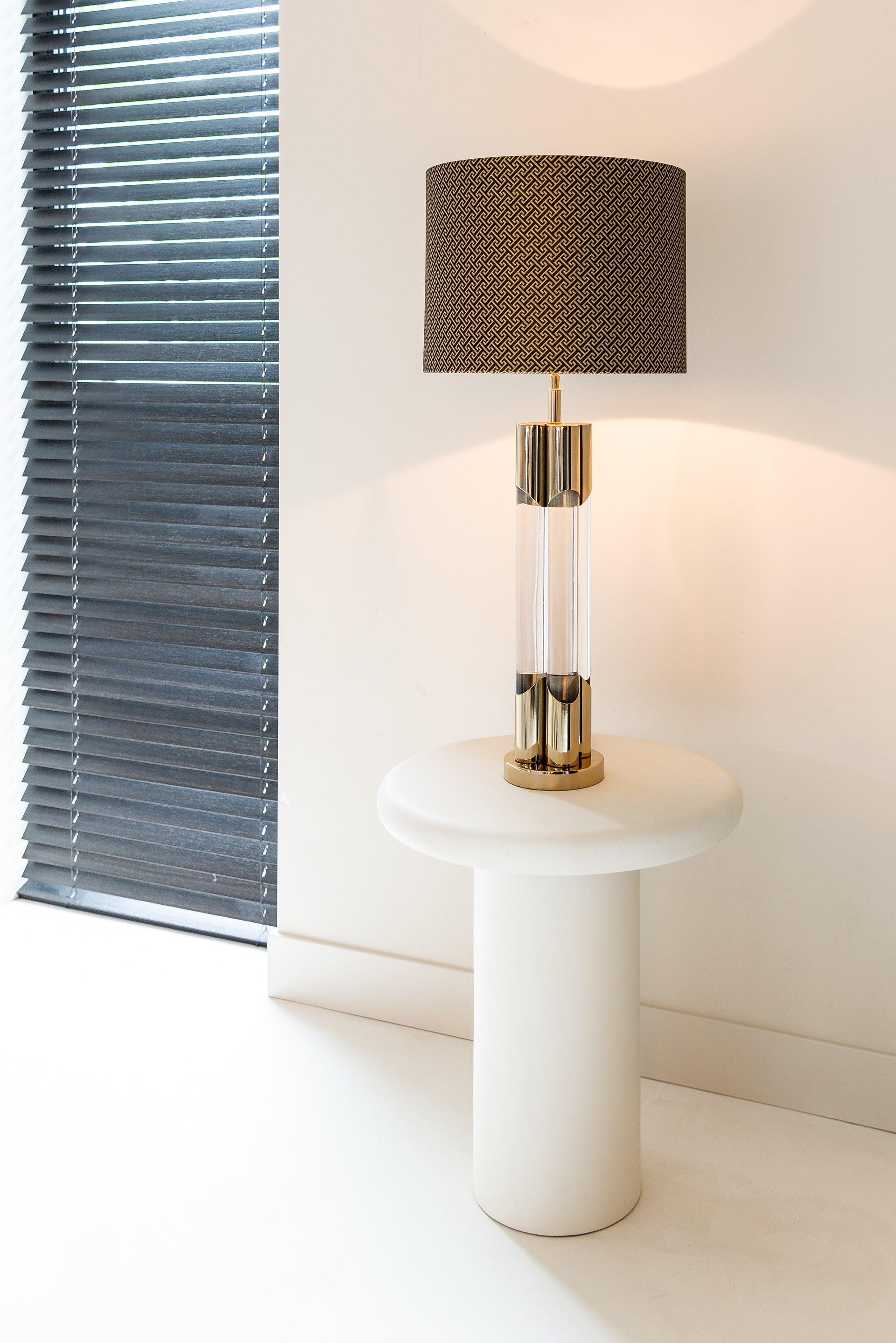 Bloomstone Light Eco Plaster Small Side Table by Richmond Interiors - Maison Rêves UK