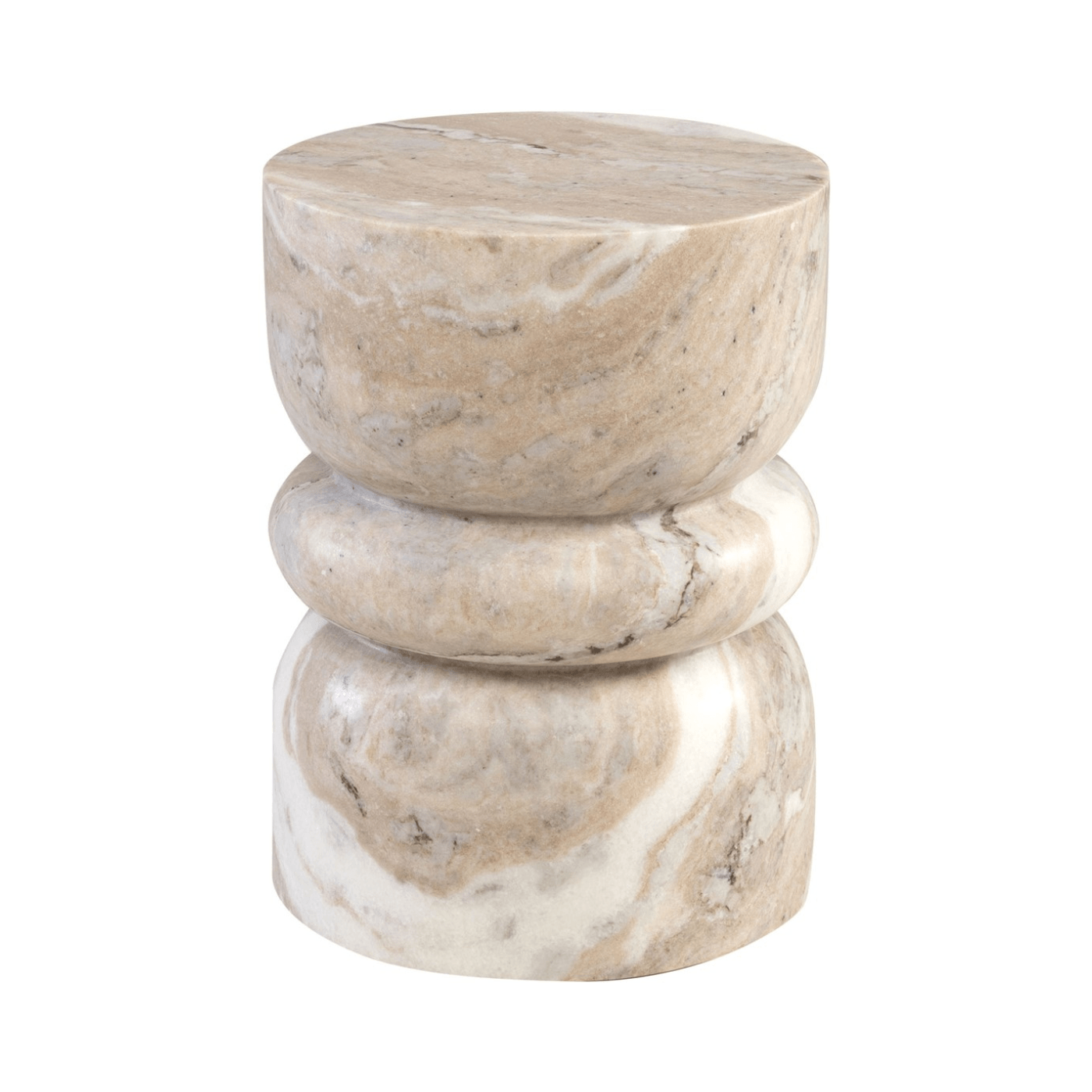Bobine Toronto Marble Occasional Table/Stool - Maison Rêves UK