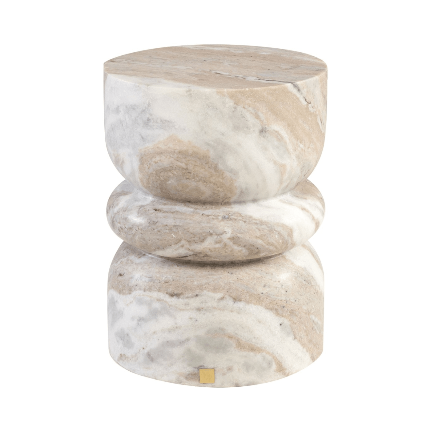 Bobine Toronto Marble Occasional Table/Stool - Maison Rêves UK